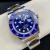 Rolex Submariner Two Tone Watch Blue Ceramic Bezel Blue Dial 116613LB