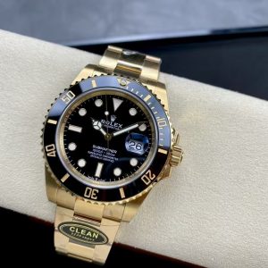 Rolex Submariner Yellow Gold Steel Black Dial