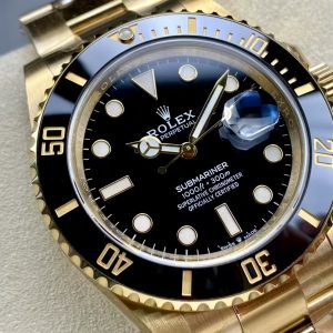Rolex Submariner Yellow Gold Steel Black Dial