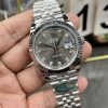 Super Clone Rolex Datejust 41mm, Grey Rhodium Diamond Dial, Jubilee 126334-0006 Mint 2022
