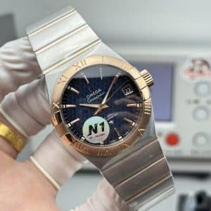 Omega Constellation Co-Axial Master Chronometer 41mm – N1 Factory 1:1 Super Clone (Blue Textured Dial, Rose Gold Bezel Edition)