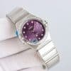 Omega Constellation 28mm Purple Wave Dial