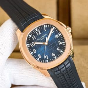Patek Philippe Aquanaut 5167R-001 Super Clone in rose gold with a chocolate-brown tropical strap Replica