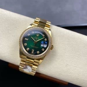 Rolex Day-Date 40 Green Diamond Dial