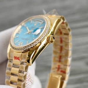 Turquoise Diamond Bezel