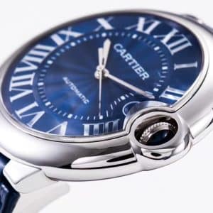 AF Factory Cartier Ballon Bleu Super Clone – Blue Dial Leather Strap Edition (Model CRW6900065)