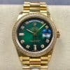 Rolex Day-Date 40 Green Diamond Dial