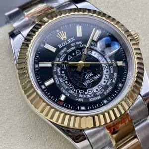 DIW World Timer Two-Tone Black Dial