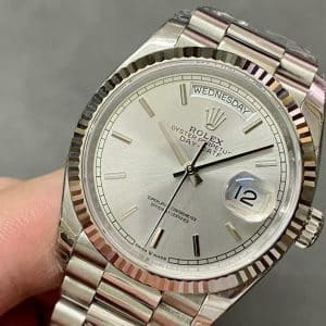 Rolex Day-Date 40 Silver Dial