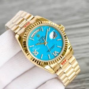 Turquoise Diamond Bezel