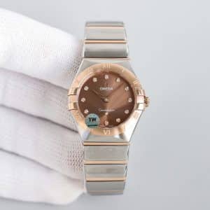 Omega Constellation 29mm Chocolate Dial – TW Factory 1:1 Super Clone Omega Constellation 29mm Chocolate Dial – TW Factory 1:1 Super Clone