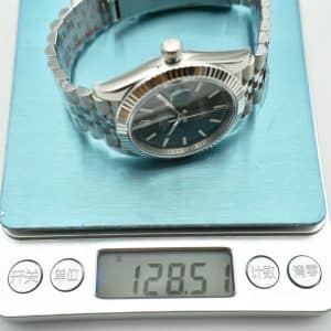 Rolex Datejust 41 Steel White Gold Mint Green Dial Automatic Watch 126334