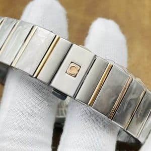 Omega Constellation Co-Axial Chronometer Two-Tone — Mother-of-Pearl Diamond Dial (1:1 Super Clone)