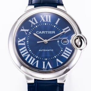 AF Factory Cartier Ballon Bleu Super Clone – Blue Dial Leather Strap Edition (Model CRW6900065)