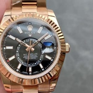 ky-Dweller 326235 Black Dial Rose Gold