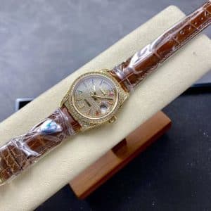 Rainbow Pave Diamond Dial
