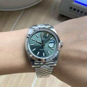 Datejust Jubilee Steel Mint Green Dial