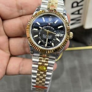 Rolex Sky-Dweller 326933 Black Dial — Clean Factory 1:1 Two-Tone Super Clone