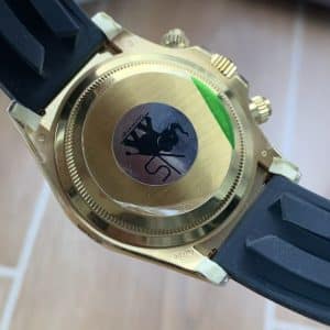 Rolex Daytona 116518LN Yellow Gold Champagne Dial on Oysterflex
