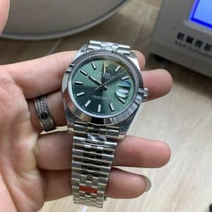 Datejust Jubilee Steel Mint Green Dial