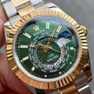 Sky-Dweller Two-Tone Green Dial 42mm