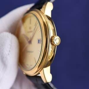 Replica Omega De Ville Prestige Co-Axial Master Chronometer Gold Dial — VS Factory Edition