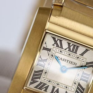 M1 Factory Replica Cartier Tank Française Gold