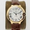 AF Factory Cartier Ballon Bleu Super Clone – Rose Gold Leather Strap Edition (Model CRW6920052)