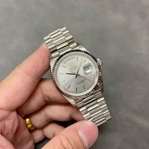 Rolex Day-Date 40 Silver Dial