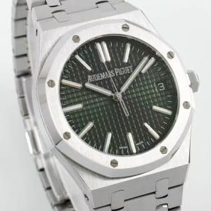 APS Factory Audemars Piguet Royal Oak 15500 — Green Dial Edition (1:1 Super Clone)