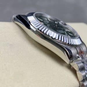 Rolex Sky-Dweller 326934 Green Dial Jubilee Bracelet — Clean Factory Super Clone