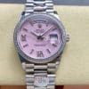 40 Pink Diamond Roman Dial