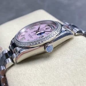 40 Pink Diamond Roman Dial