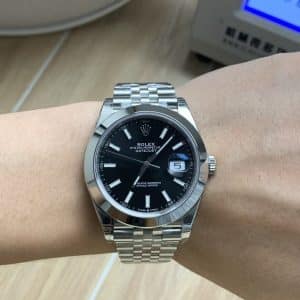 Datejust 41 Black Index Dial