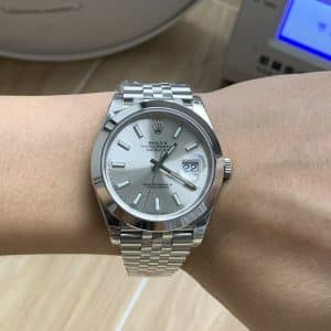 Silver Dial Jubilee Bracelet