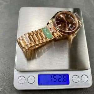 18K Rose Gold ay-Date 40 228235