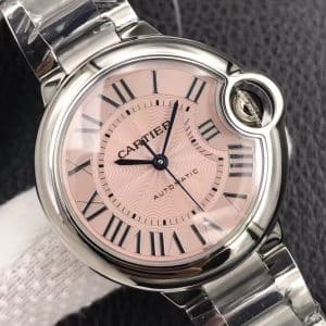 AF Factory Cartier Ballon Bleu Super Clone – Pink Sunburst Dial Edition (Model CRW6900162)