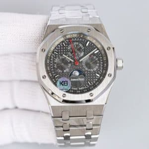 KB Factory Audemars Piguet Royal Oak Perpetual Calendar — Grey “Grande Tapisserie” Dial Edition (1:1 Super Clone)