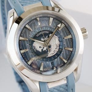 Replica Omega Seamaster Aqua Terra Worldtimer Blue Dial — VS Factory Edition