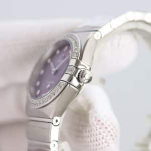 Omega Constellation 28mm Purple Wave Dial