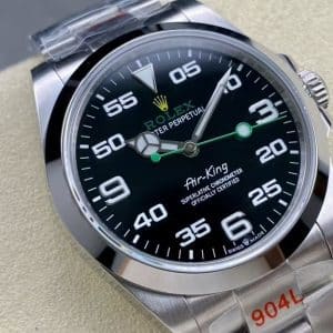 Air-King 126900 40mm Black Arabic Dial