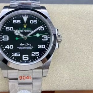 Air-King 126900 40mm Black Arabic Dial