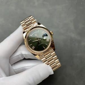 Green Dial in Everose Gold