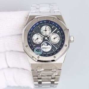 KB Factory Audemars Piguet Royal Oak Perpetual Calendar — Deep Blue “Grande Tapisserie” Edition (1:1 Super Clone)