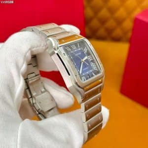 ZF Factory Cartier Replica Santos De Cartier Blue Dial