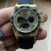 Rolex Daytona 116518LN Yellow Gold Champagne Dial on Oysterflex