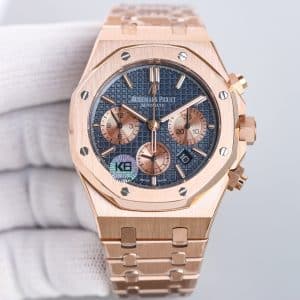 APS Factory Audemars Piguet Royal Oak Chronograph — Rose Gold Blue Dial Edition (1:1 Super Clone)
