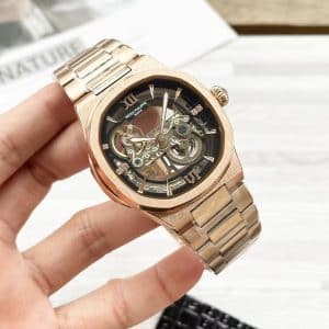 Patek Philippe Nautilus Skeleton Carbon Super Clone Replica