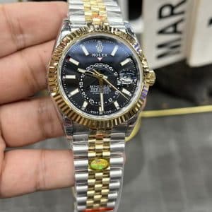 Rolex Sky-Dweller 326933 Black Dial — Clean Factory 1:1 Two-Tone Super Clone