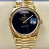 Black Gloss Dial in Yellow Gold